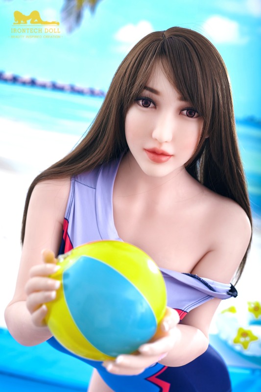 Irontechdoll 163cm Plus Mika with swimsuit Real TPE Sex Doll