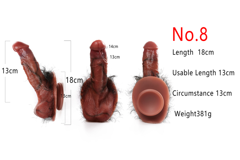 Irontechdoll Silicone 18cm Toy Sex Adult Products Big Artificial anal love toys with pubic hair Realistic Huge Penis Man Dildo for Women Vagina