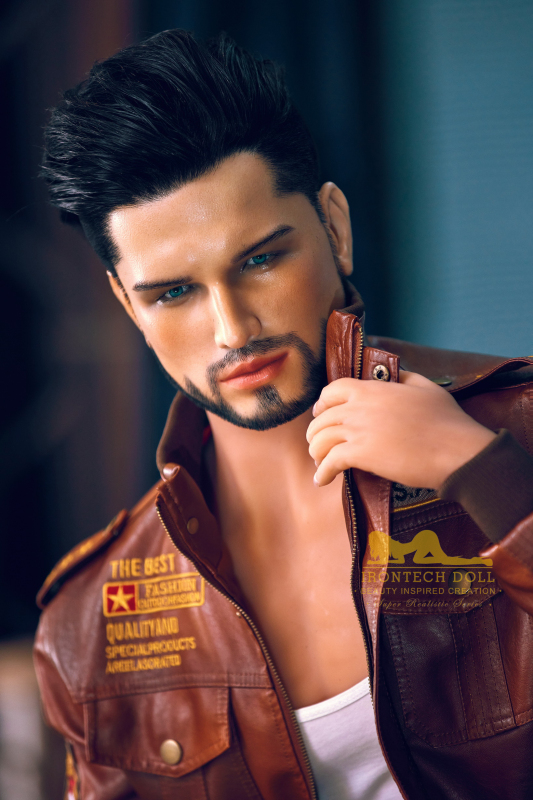 162cm Sexy man Silicone Kevin sex doll with TPE body