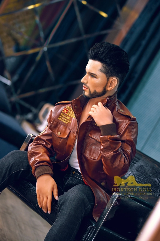 162cm Sexy man Silicone Kevin sex doll with TPE body
