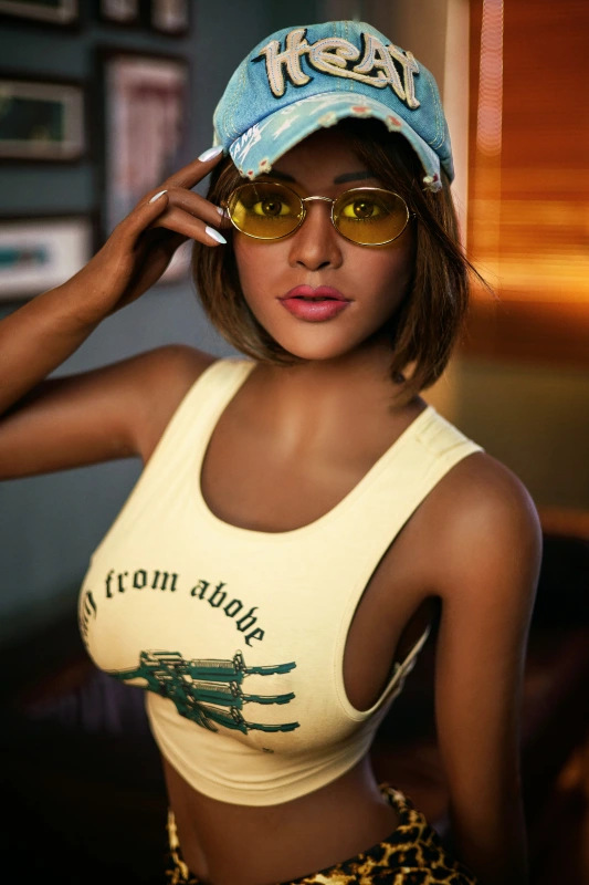 164cm Plus black skin pretty girl Rachel