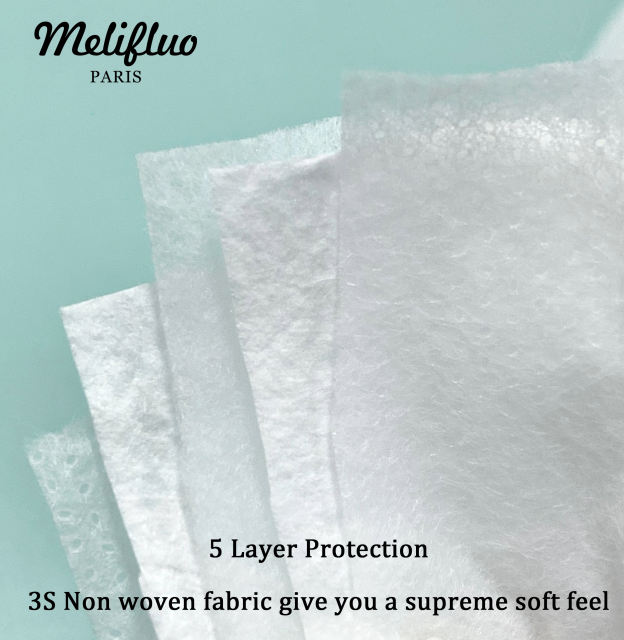 Melifluo996 Head Band Style FFP3 NR, N99,Filter Efficiency≥99%，5 Layer,Face mask, Facemask