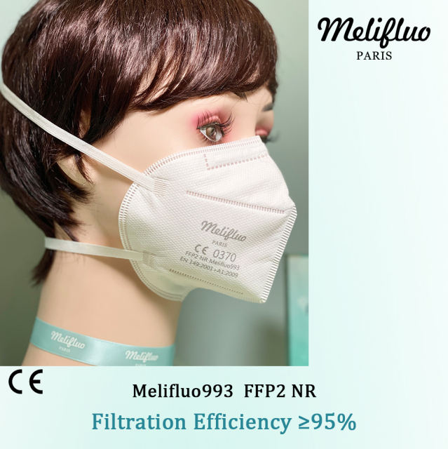 Melifluo993 Head Band Style FFP2 NR, N99,Filter Efficiency≥95%，5 Layer,Face mask, Facemask
