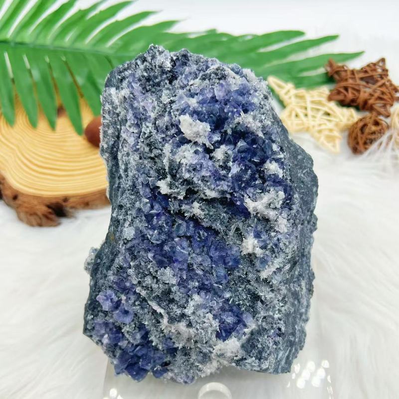 Tanzanite Blue  fluorite