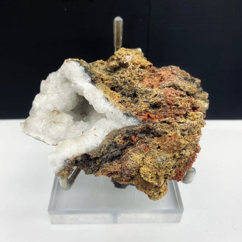 limonite with calcite