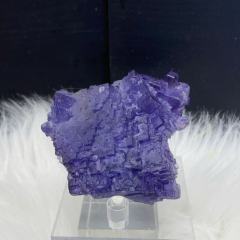 blue matrix fluorite