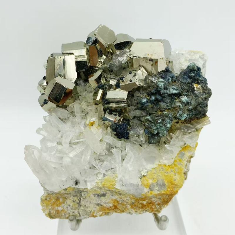 Pyrite with quartz