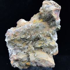 sulphurpyrite  benz calcite