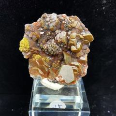 brown chalcopyrite calcite