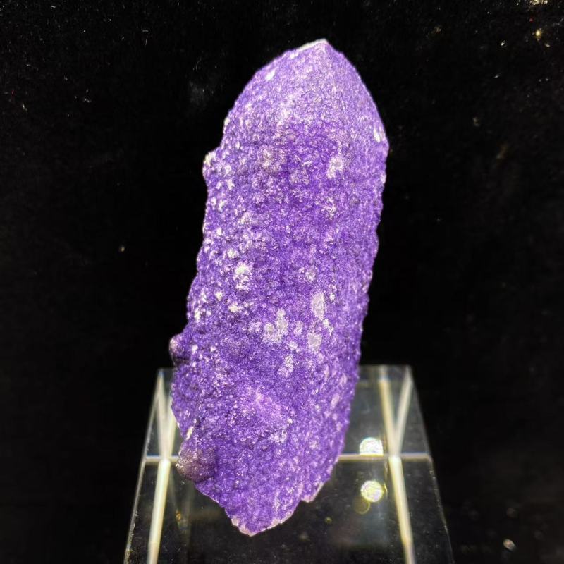 purple candle quartz