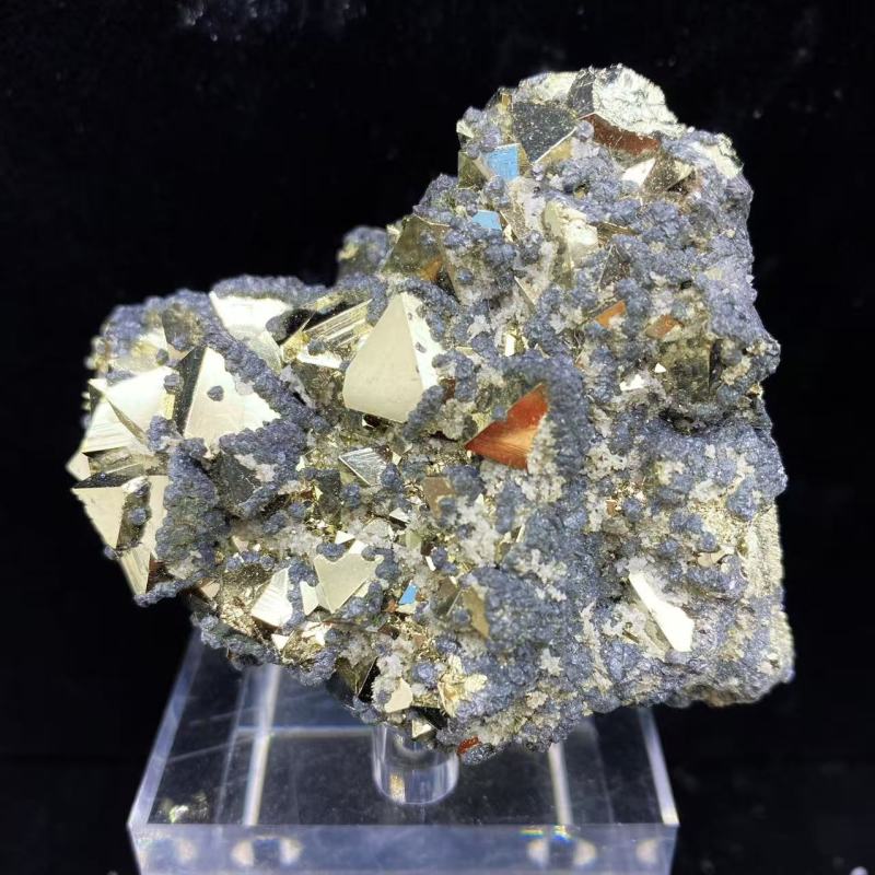 Peru octahedral Pyrite