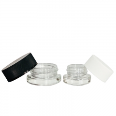 5ml 9ml Clear Glass Concentrate Jar