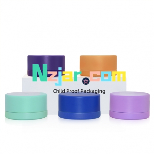 Rosin Packaging Colorful 9ml Round Concentrate Jar