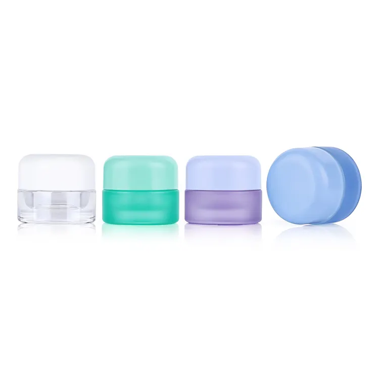 5g 7g Thick bottom child resistant silicone wax concentrate container 5ml 9m custom color empty concentrate jars packaging