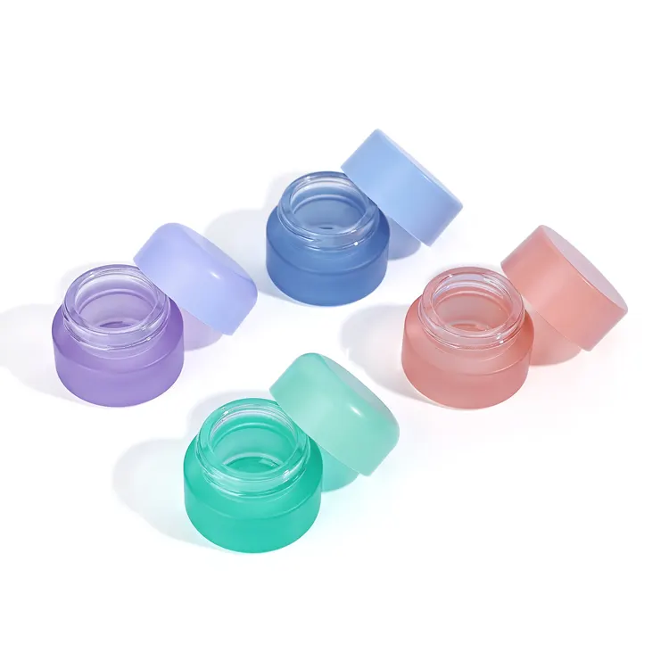 5g 7g Thick bottom child resistant silicone wax concentrate container 5ml 9m custom color empty concentrate jars packaging