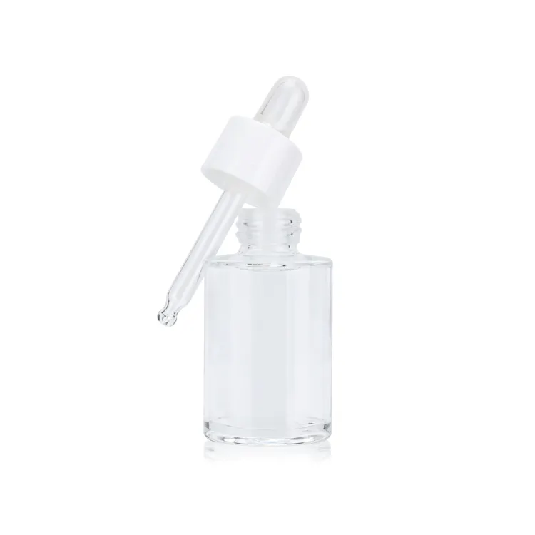 New luxury glass 30ml essential oil empty bottle cosmetic skincare oil dropper bottle glass