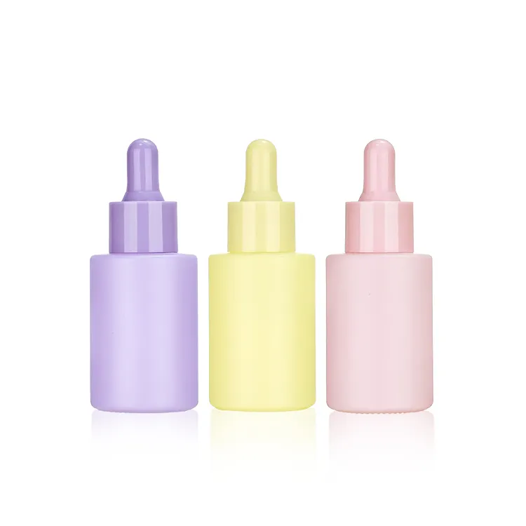 Customized Essential Oil For Cosmetic Packaging Glass Dropper Bottles