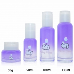 Skincare Packaging 50g glass jar 50ml 100ml pump bottle