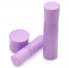 30g 50g 40ml 100ml 120ml Purple Glass Bottle Makeup Liquid Foundation Bottle Cosmetic Bottle with Pump Skin Care Packaging Cosmetic Jars