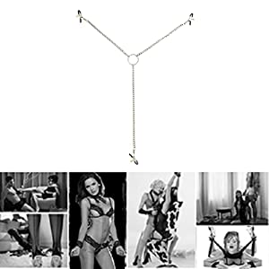 Nipple Clamps Nipple Clamps and Metal Chain Clitoris Clip
