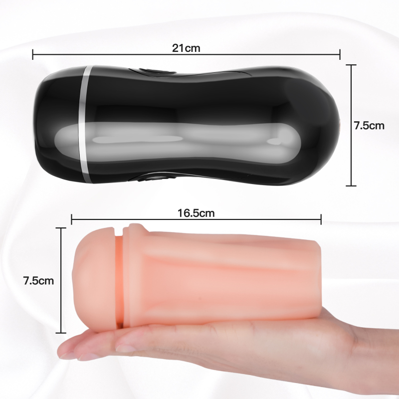 Manual massage cup, 3D double channel, soft silicone massage smooth texture