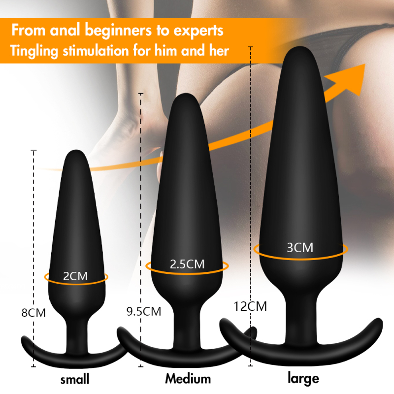 Premium anal plug set