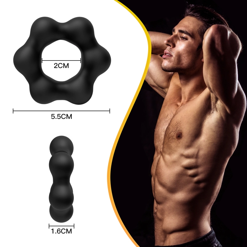 Liquid silicone penis rings