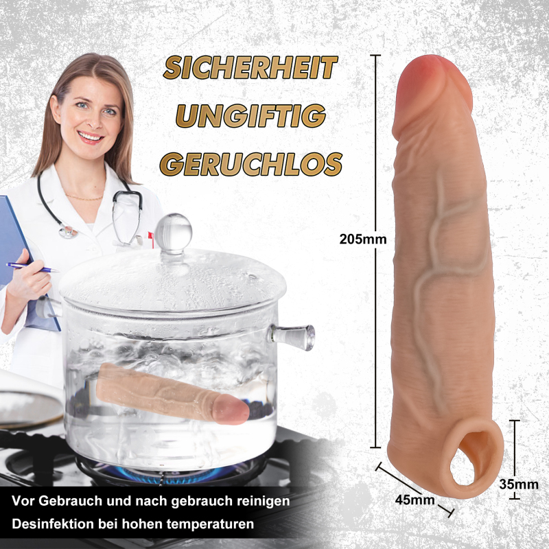 Silicone penis sleeves