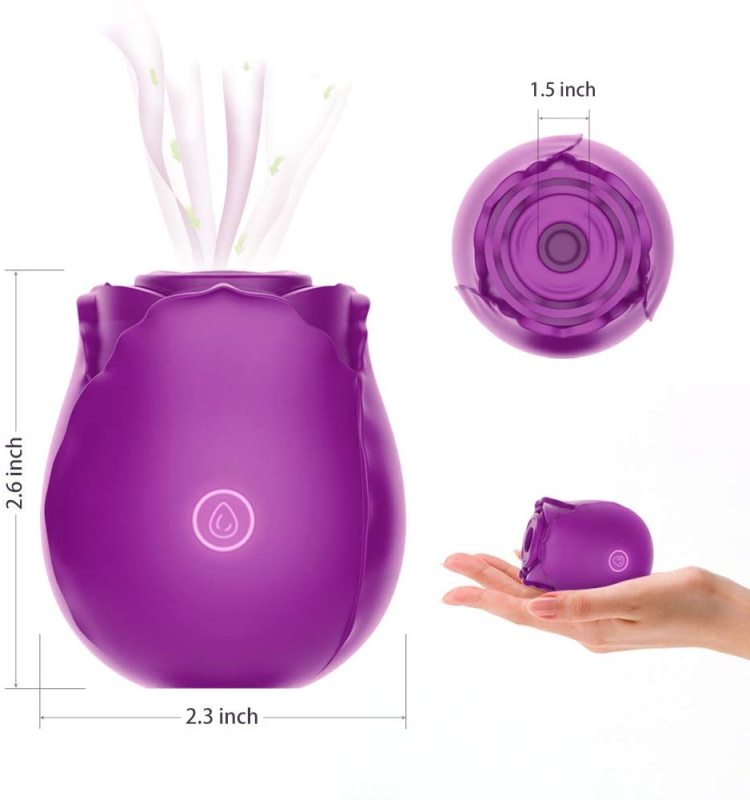Rose Vibrator - Purple