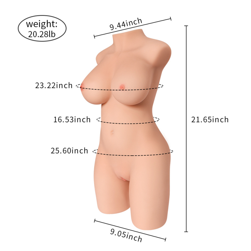 Torso Sex Doll Designed For Men With Huge Tits &amp; Tits（20.28LB）