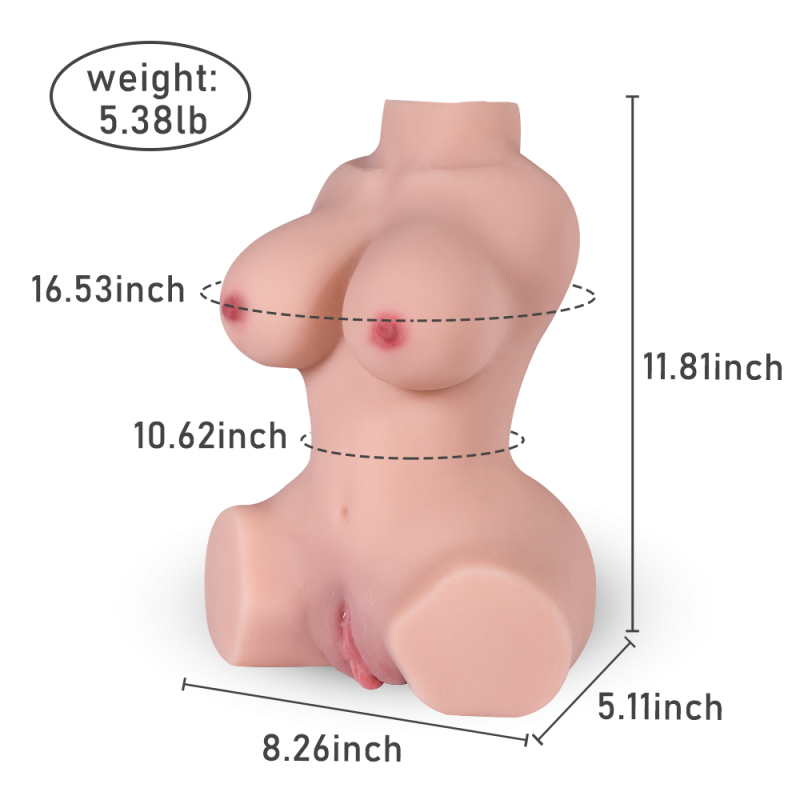 The Best Silicone Torso Sex Doll For Men's Masturbation(5.38LB)