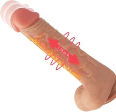 Thrusting Dildo Vibrator for Women with 10 Thrusting Frequencies