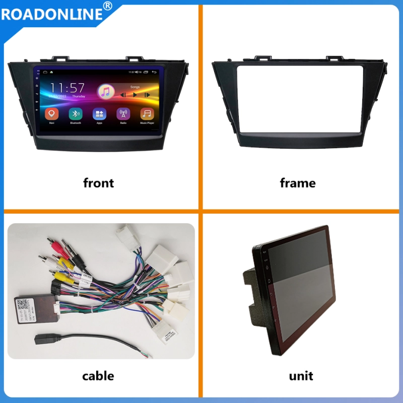 For TOYOTA Prius+ Prius Alpha 2012-2015 Android 10.0 Octa Core 6+128G Car Multimedia Player Stereo Receiver Radio Cooling Fan