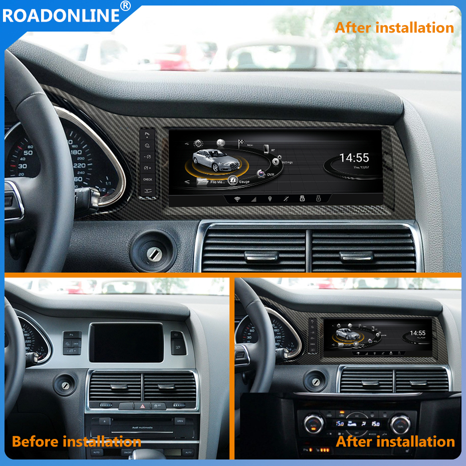 For Audi Q7 2005-2015 Android 9 octa core 6+128G Dvd Automotivo Car Multimedia Radio Player GPS Navigation Video
