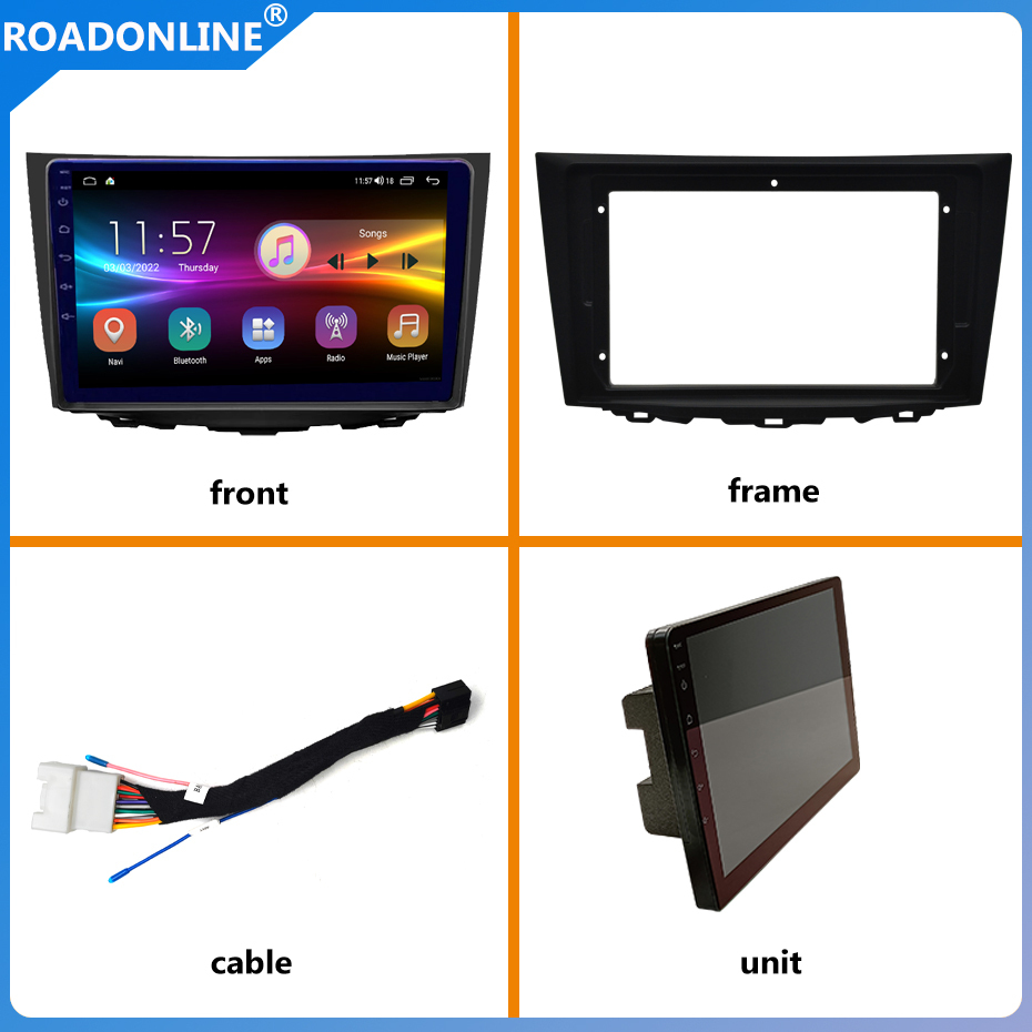 For Suzuki Kizashi 2010-2011 9 inch car radio Android 10 1280*720 6GB RAM+128GB ROM Car Multimedia Player Android navigation, smart screen voice control