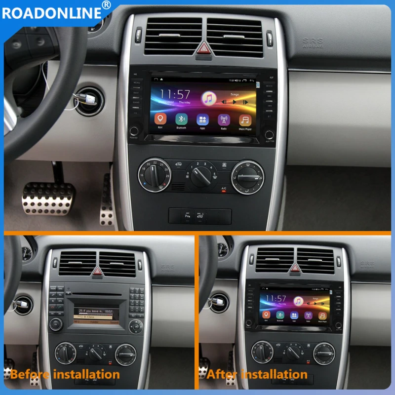 For Benz B200 2009-2010 8 inch car radio Android 10 1280*720 4GB RAM+64GB ROM Car Multimedia Player Android navigation