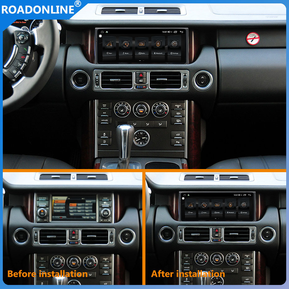 For Land Rover Range V8 L322 2002~2012 10.25 inch car radio Android 10 1920*720 6GB RAM+128GB ROM Car Multimedia Player Android navigation