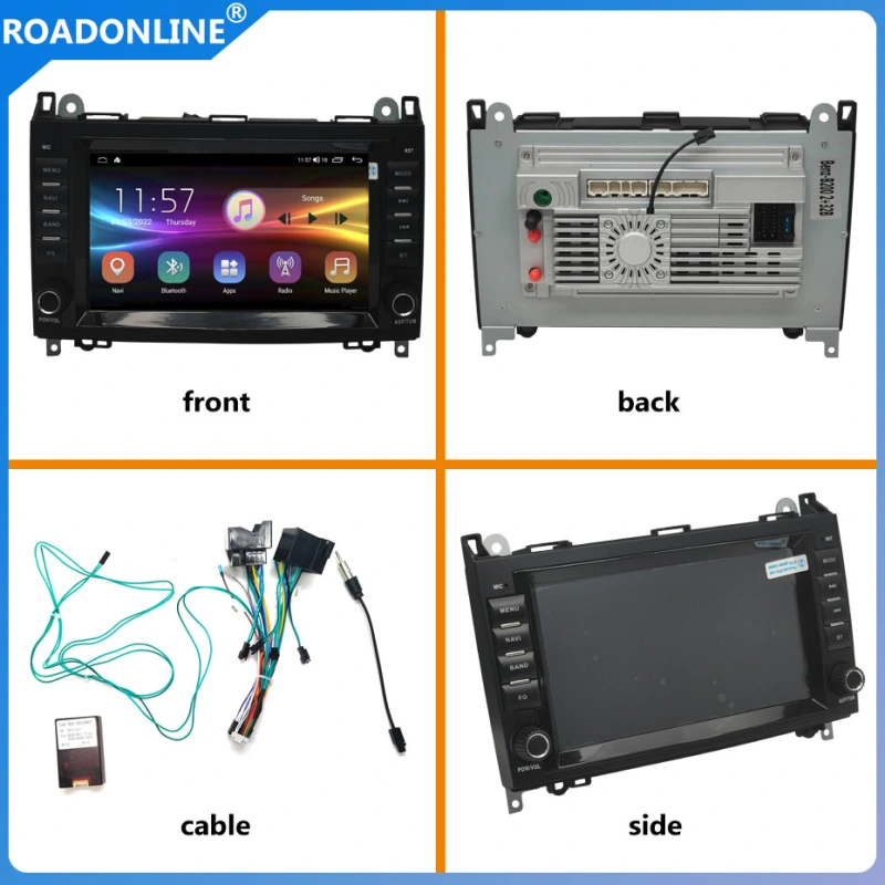 For Benz B200 2009-2010 8 inch car radio Android 10 1280*720 4GB RAM+64GB ROM Car Multimedia Player Android navigation