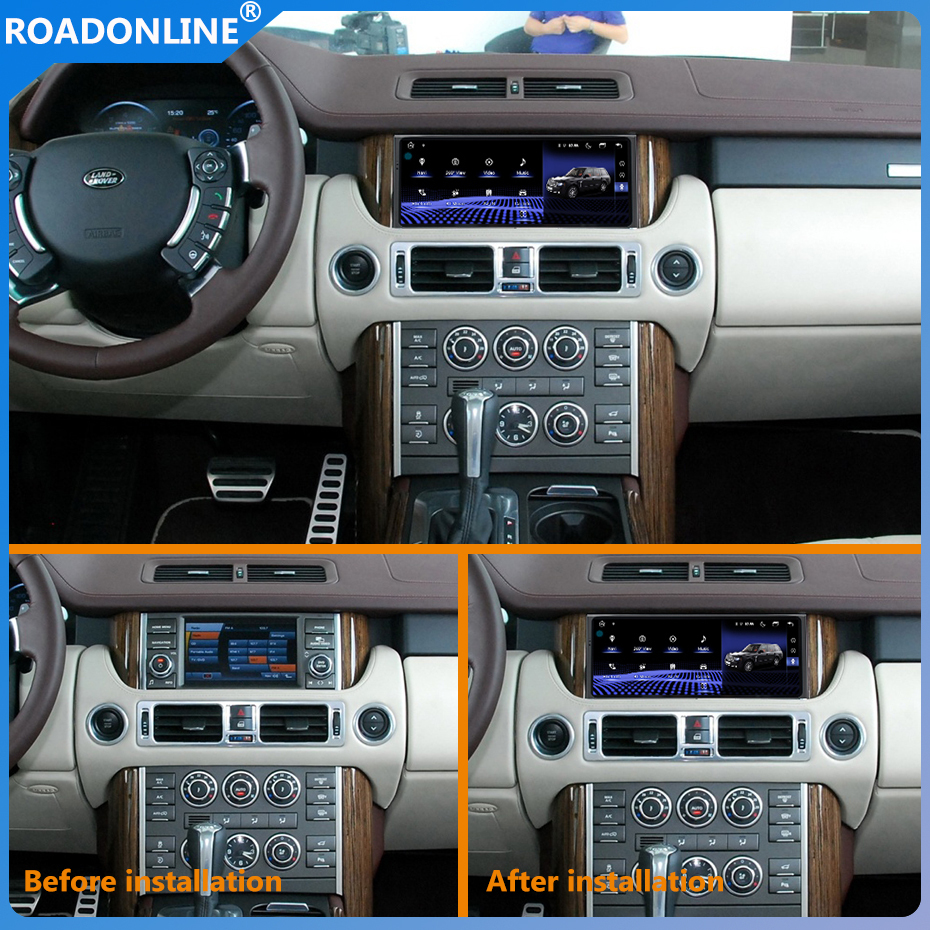 For Land Range Rover V8 L322 2002~2012 10.25 inch car radio Android 10 1920*720 6GB RAM+128GB ROM Car Multimedia Player Android navigation