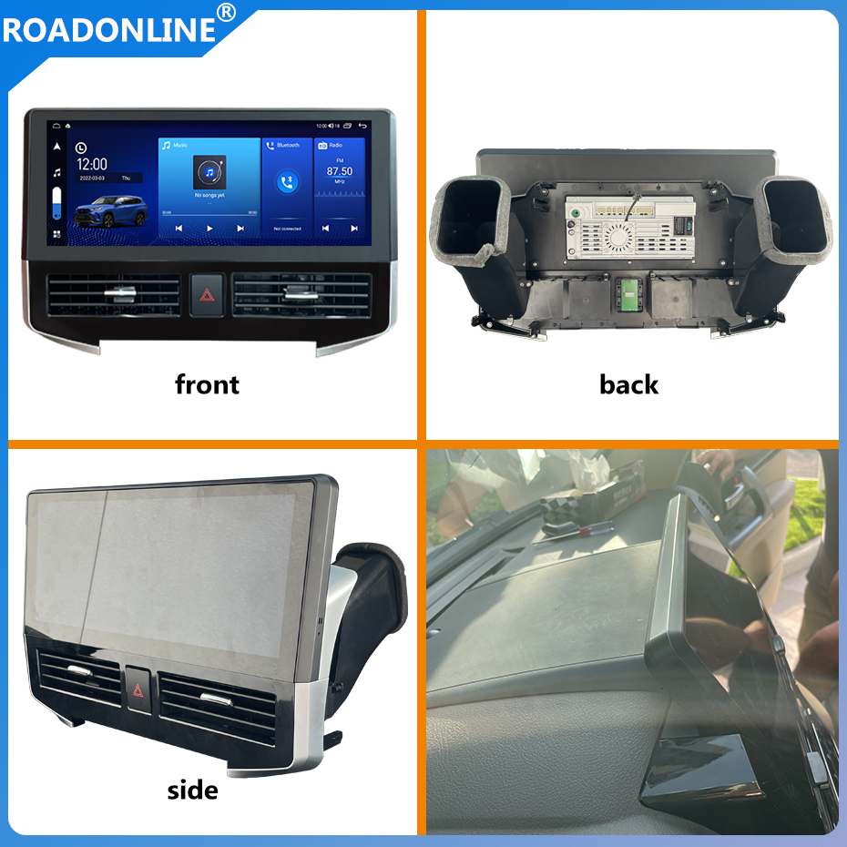 For Toyota Land Cruiser 2016-2022 Android 10.0 Octa Core 6+128G 15 inch Car Multimedia Player Stereo Receiver Radio Car radio