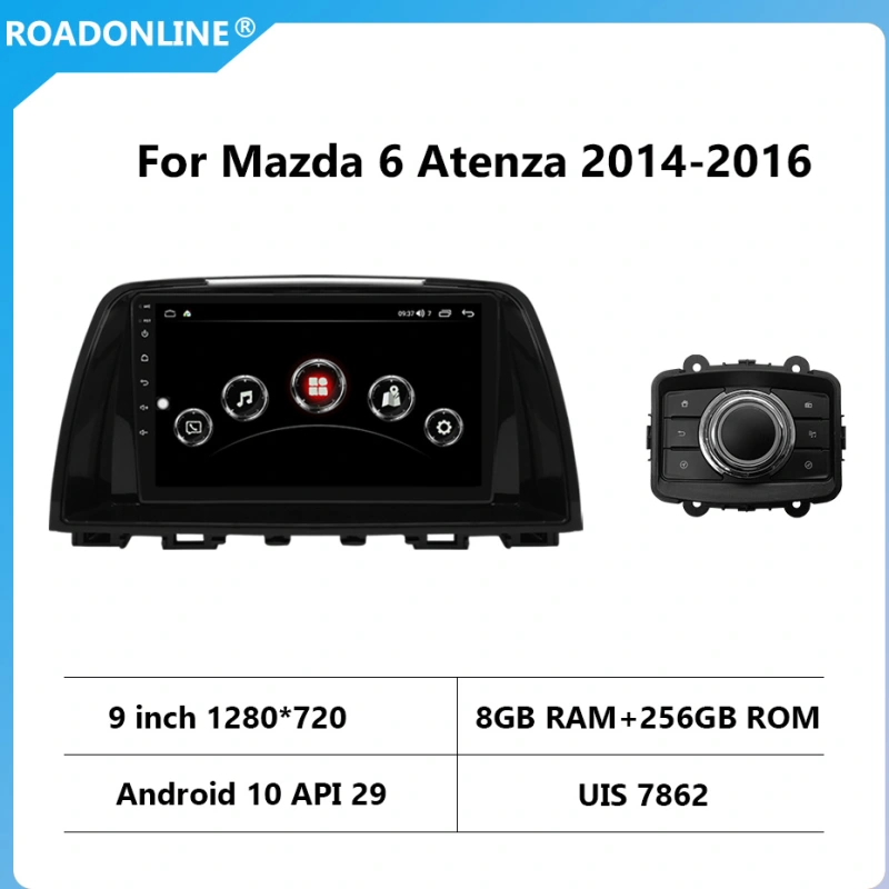 For mazda 6 2014-2016 12.3inch car radio Android 10 1920*720 6GB RAM+128GB ROM Car Multimedia Player Android navigation