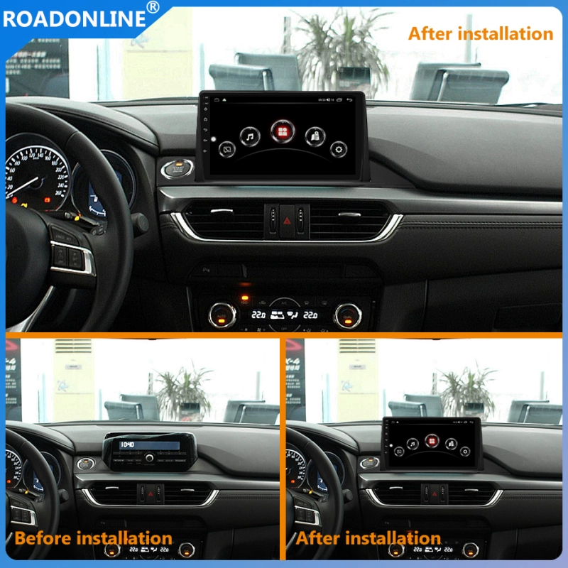 For MAZDA 6 2017-2018 Car Multimedia Player Gps Navigation Radio Coche Android 10.0 RAM 8G ROM 256G Octa Core 1280*720 Display