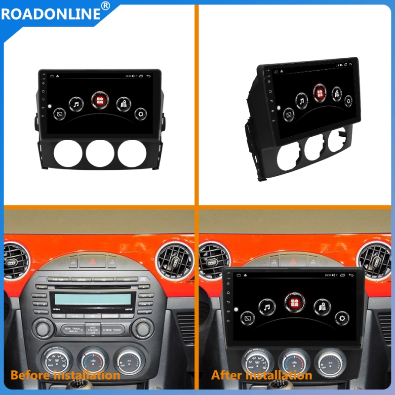 For MAZDA MX-5 2009-2013 Car Multimedia Player Gps Navigation Radio Coche Android 10 RAM 8G ROM 256G Octa Core 1280*720 Display