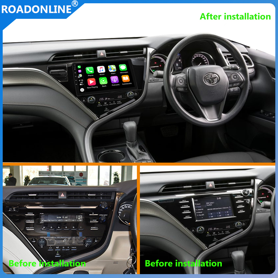 For Toyota Camry 2018-2019 RHD 1280*720 Resolution UIS 7862 Octa-core 8+256gb Car Navigation CarPlay Car Radio Multimedia Video