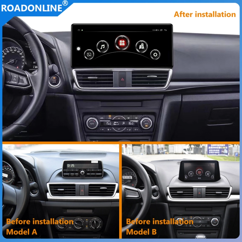 Mazda 3 Car radio Multimedia Player 10.25''screen 12.3''screen 2014-2019  Android 10.0 1920*720 Octa Core 6+128G Andriod+OEM system