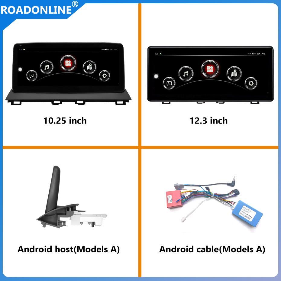 Mazda 3 Car radio Multimedia Player 10.25''screen 12.3''screen 2014-2019  Android 10.0 1920*720 Octa Core 6+128G Andriod+OEM system