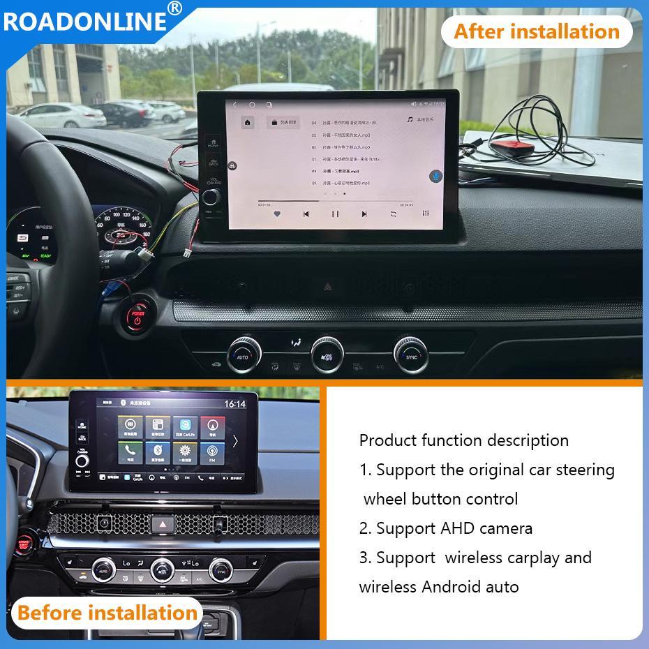 For Honda CRV CR-V 2023 2000*1200 Resolution UIS 7862S Android 12 Octa-core 8+256gb Car Navigation CarPlay Car Radio with screen Multimedia player