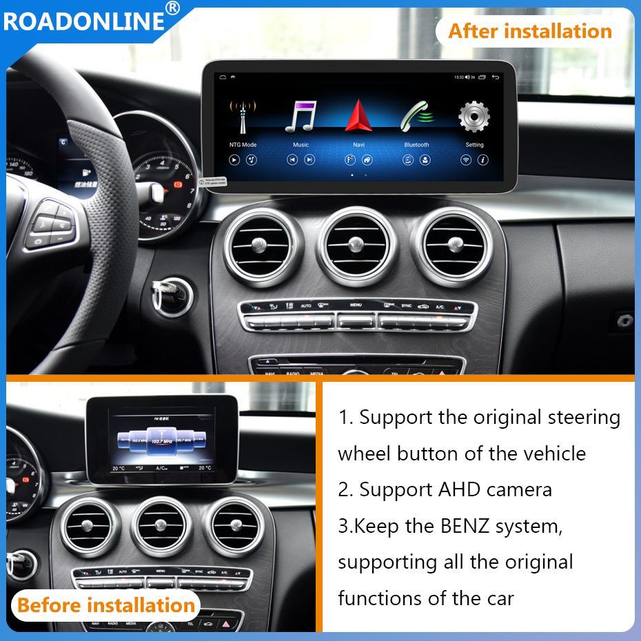 For Mercedes Benz 2015-2019 1920*720 Resolution UIS 7862S Android 12 Octa-core 8+256gb Car Navigation CarPlay Car Radio with screen Multimedia player