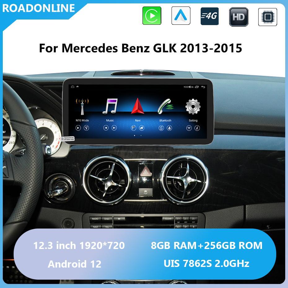 For Mercedes Benz GLK 2013-2015 1920*720 Resolution UIS 7862S Android 12 Octa-core 8+256gb Car Navigation CarPlay Car Radio with screen Multimedia player