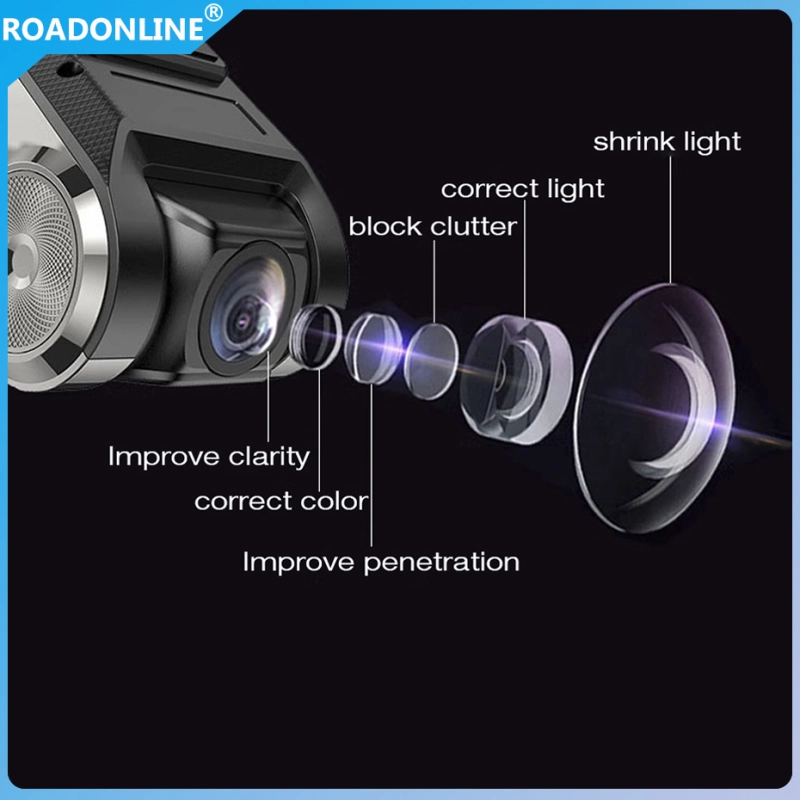 Car DVR Registrator Dash Camera Digital Video Recorder Camcorder 1080P Night Vision Hidden Type